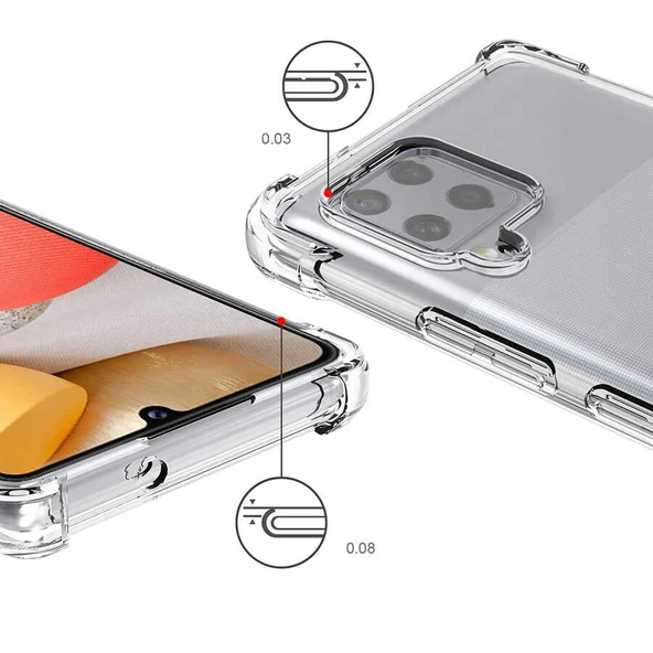 Zore Galaxy ile uyumlu A12 Kılıf Nitro Anti Shock Silikon - 5