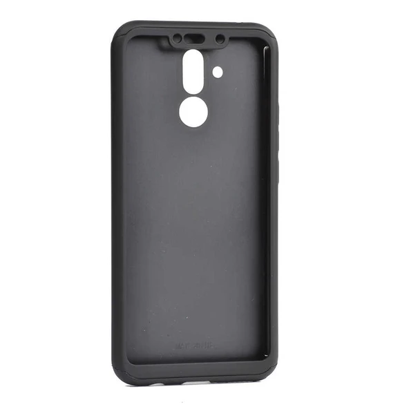 Zore Huawei ile uyumlu Mate 20 Lite Kılıf 360 3 Parçalı Rubber Kapak - 7