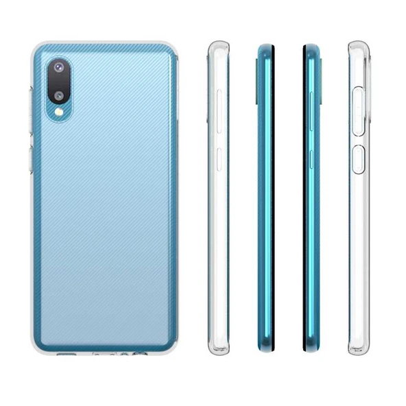 Zore Galaxy ile uyumlu A02 Kılıf Süper Silikon Kapak - 6