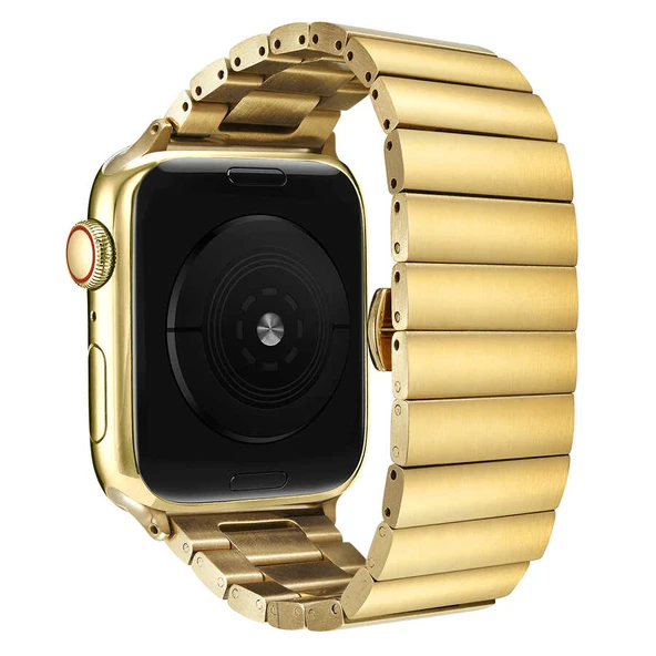 Zore Apple ile uyumlu Watch 44mm KRD-41 Metal Kordon - 3