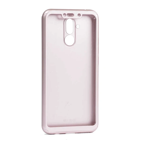 Zore Huawei ile uyumlu Mate 20 Lite Kılıf 360 3 Parçalı Rubber Kapak - 4