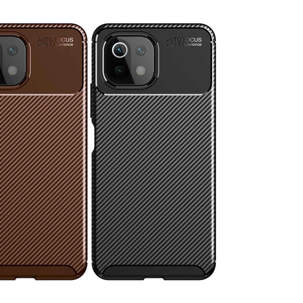 Zore Xiaomi ile uyumlu Mi 11 Lite Kılıf Negro Silikon Kapak - 6