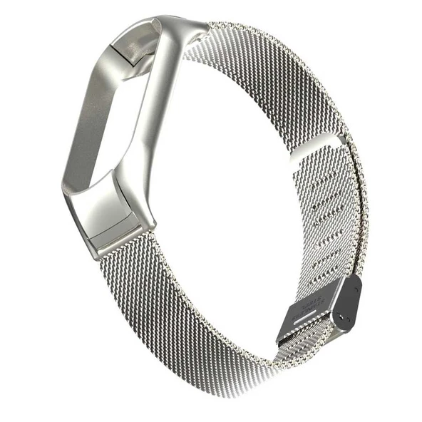 Zore Xiaomi ile uyumlu Mi Band 6 KRD-06 Metal Kordon - 4