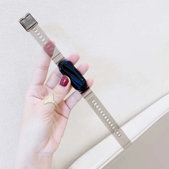 Zore Xiaomi ile uyumlu Mi Band 6 KRD-27 Silikon Kordon - 7