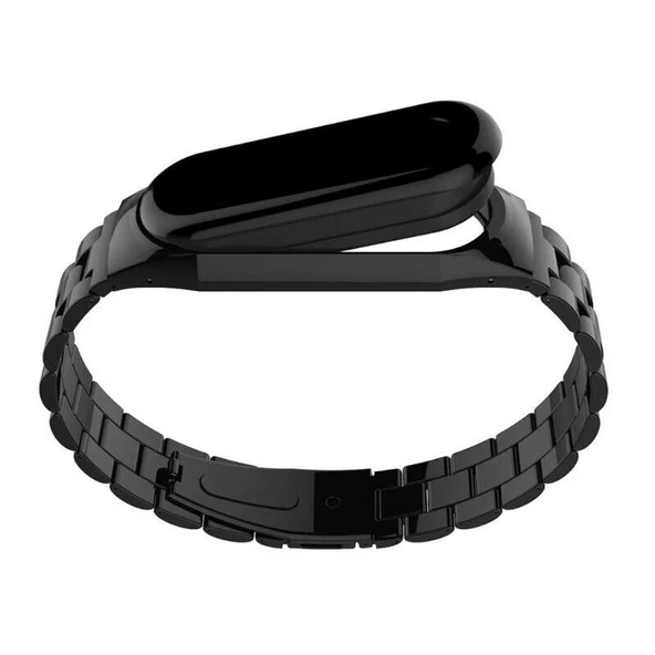 Zore Xiaomi ile uyumlu Mi Band 6 KRD-04 Metal Kordon - 4