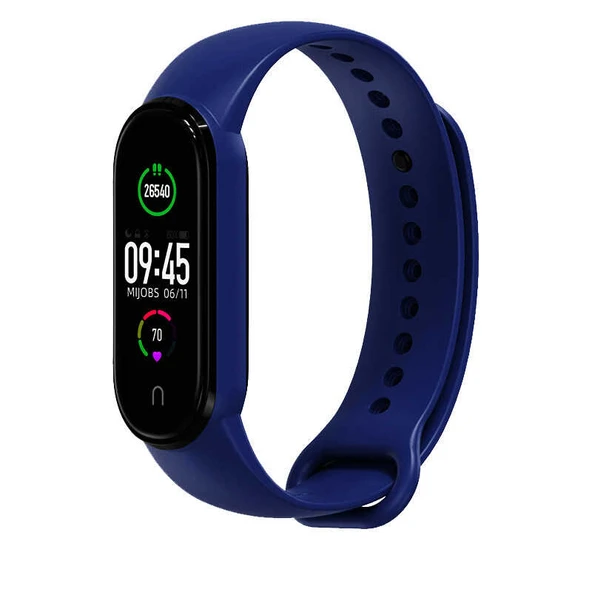 Zore Xiaomi ile uyumlu Mi Band 6 Klasik Kordon - 7