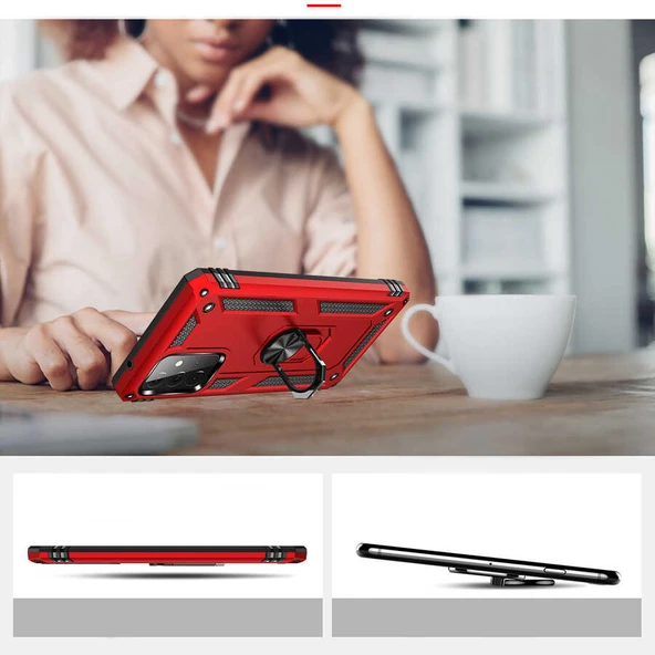 Zore Galaxy ile uyumlu A72 Kılıf Vega Kapak - 7