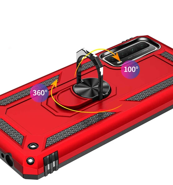 Zore Huawei ile uyumlu P Smart 2021 Kılıf Vega Kapak - 7