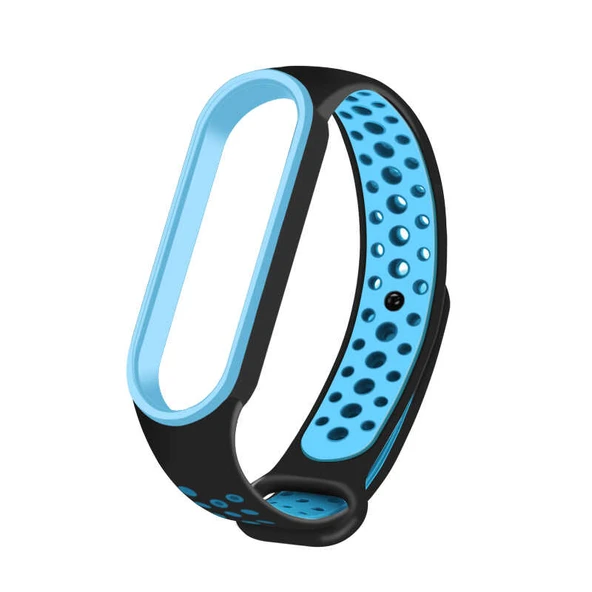 Zore Xiaomi ile uyumlu Mi Band 6 KRD-02 Silikon Kordon - 5