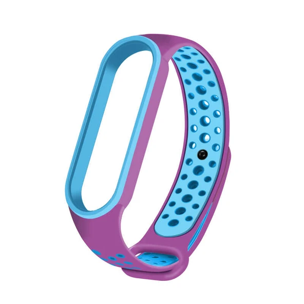 Zore Xiaomi ile uyumlu Mi Band 6 KRD-02 Silikon Kordon - 11