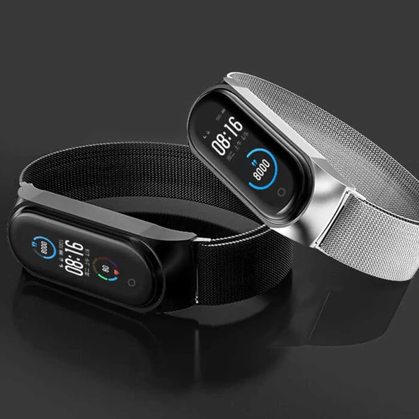 Zore Xiaomi ile uyumlu Mi Band 6 KRD-01 Metal Kordon - 6
