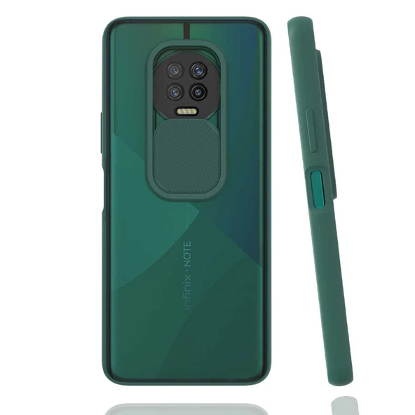 Zore İnfinix ile uyumlu Note 7 Kılıf Lensi Kapak - 10