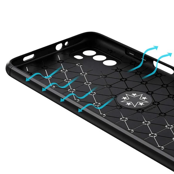 Zore Xiaomi ile uyumlu Poco M3 Kılıf Ravel Silikon Kapak - 9