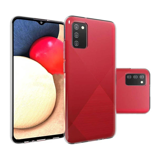Zore Galaxy ile uyumlu A02S Kılıf Süper Silikon Kapak - 10