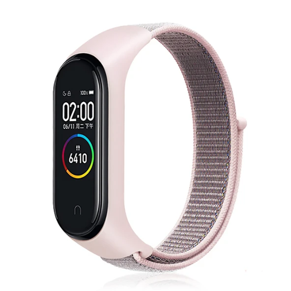 Zore Xiaomi ile uyumlu Mi Band 6 KRD-03 Hasır Kordon - 10