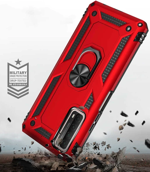 Zore Huawei ile uyumlu P Smart 2021 Kılıf Vega Kapak - 6