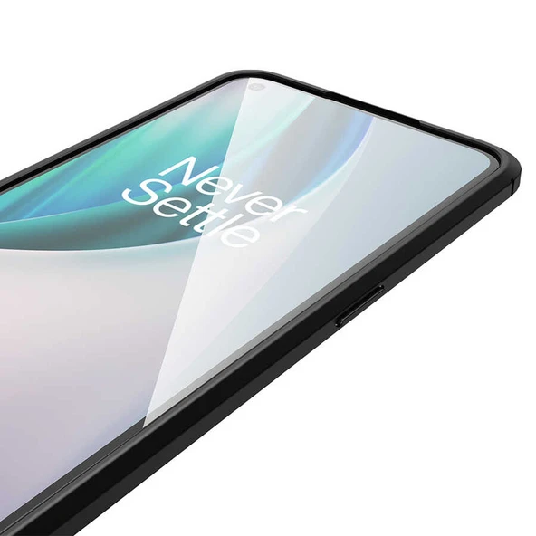 Zore One Plus ile uyumlu Nord N100 Kılıf Niss Silikon Kapak - 7