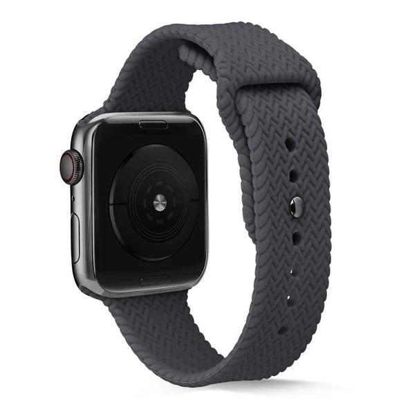 Zore Apple ile uyumlu Watch 42mm KRD-37 Silikon Kordon - Resim 4