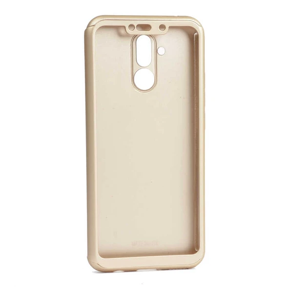 Zore Huawei ile uyumlu Mate 20 Lite Kılıf 360 3 Parçalı Rubber Kapak - 5