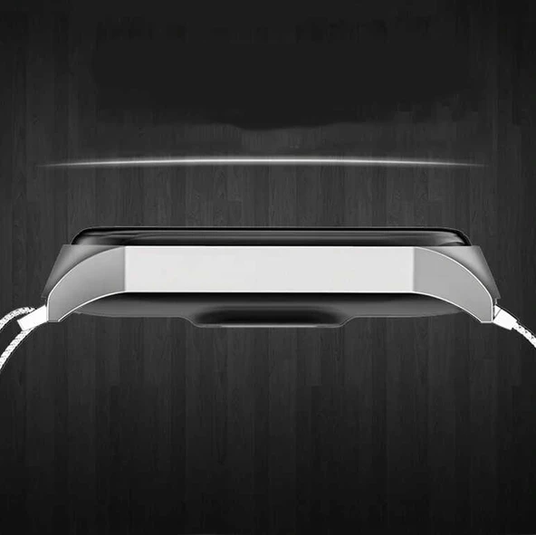 Zore Xiaomi ile uyumlu Mi Band 6 KRD-01 Metal Kordon - 2
