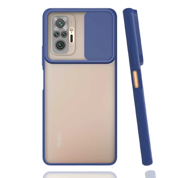 Zore Xiaomi ile uyumlu Redmi Note 10 Pro Kılıf Lensi Kapak - 8