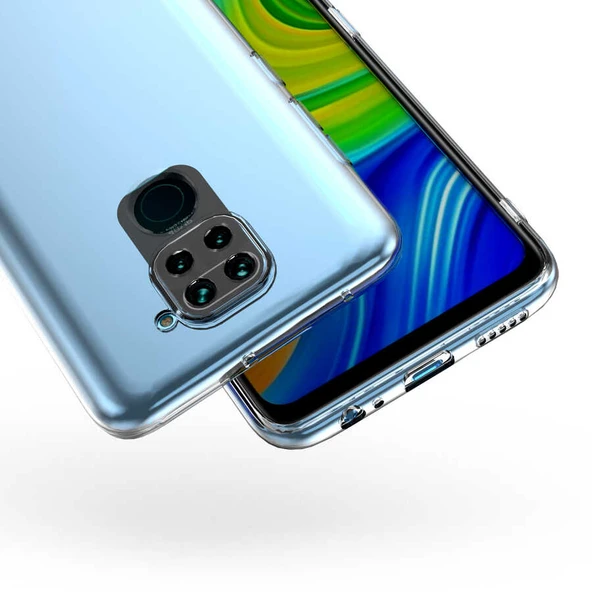 Zore Xiaomi ile uyumlu Redmi Note 9 Kılıf Kamera Korumalı Süper Silikon Kapak - 4