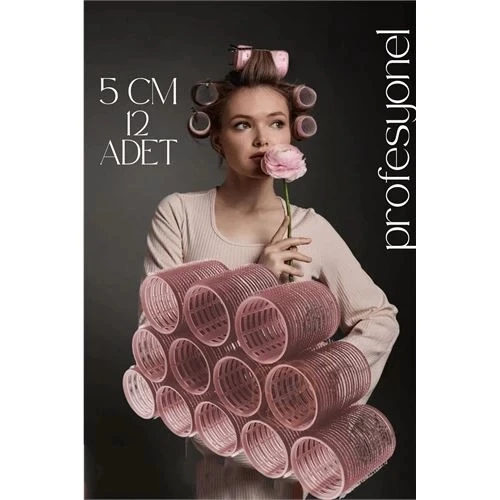 CEYLAN ADAM 5 Cm Bigudi Saç Bigudisi Profesyonel 12 ADET ürün görseli 1