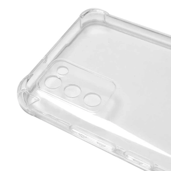 Zore Galaxy ile uyumlu A02S Kılıf Kamera Korumalı Nitro Anti Shock Silikon - 3