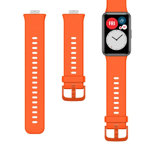Zore Huawei ile uyumlu Watch Fit KRD-43 Silikon Kordon - 2