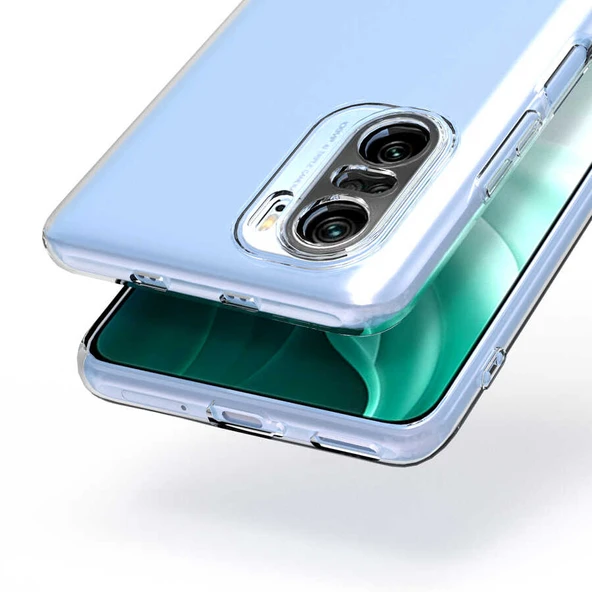 Zore Xiaomi ile uyumlu Redmi K40 Kılıf Kamera Korumalı Süper Silikon Kapak - 5