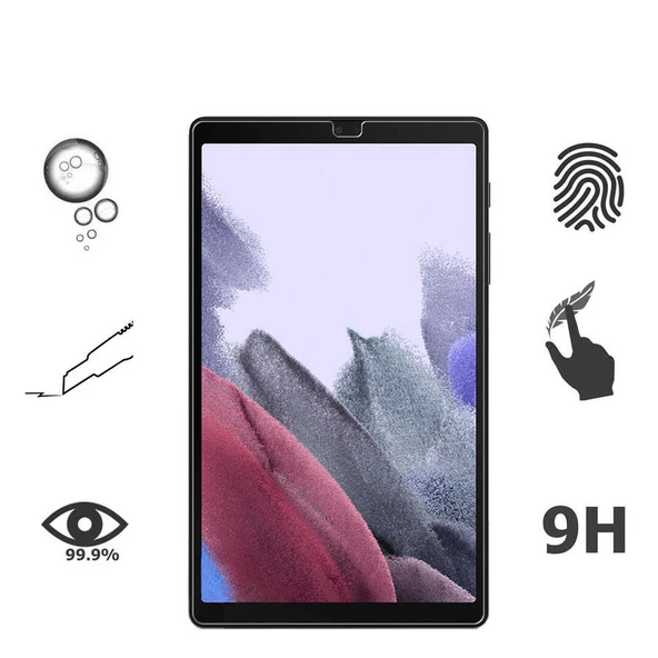 Zore Galaxy ile uyumlu Tab A7 Lite T225 Tablet Temperli Cam Ekran Koruyucu - Resim 3