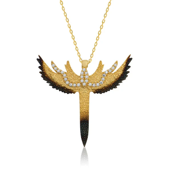 925 Ayar Gümüş Kılıç Kadın Gümüş Kolye PT2610687 ürün görseli 1