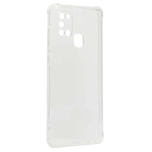 Zore Galaxy ile uyumlu A21S Kılıf Kamera Korumalı Nitro Anti Shock Silikon