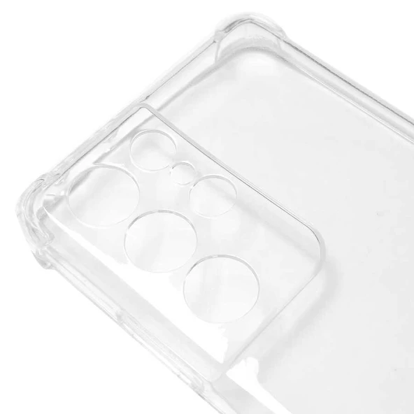 Zore Galaxy ile uyumlu S21 Ultra Kılıf Kamera Korumalı Nitro Anti Shock Silikon - 3