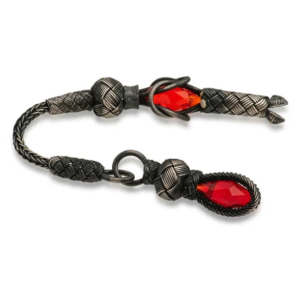 Supertrend ​1000 Ayar Gümüş Zirkon Taşlı Kazaz Püsküllü ürün görseli 1