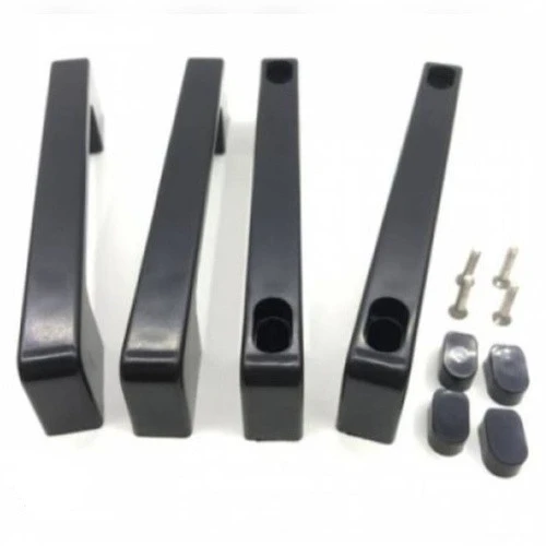 SMD Duşakabin Kapı Kulpu Siyah (Ayarlı 14-16 Cm) 4'lü Set ürün görseli 1