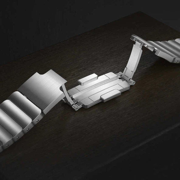 Zore Xiaomi ile uyumlu Amazfit Pace KRD-35 22mm Metal Kordon - 2
