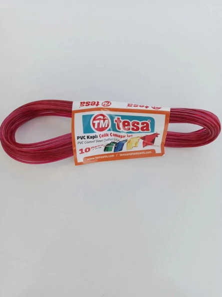 Renkli Çamaşır ipi "çelik" - Resim 2