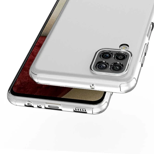 Zore Galaxy ile uyumlu A12 Kılıf Kamera Korumalı Süper Silikon Kapak - 5