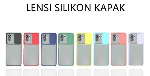 Zore Xiaomi ile uyumlu Redmi Note 10 Kılıf Lensi Kapak - 2