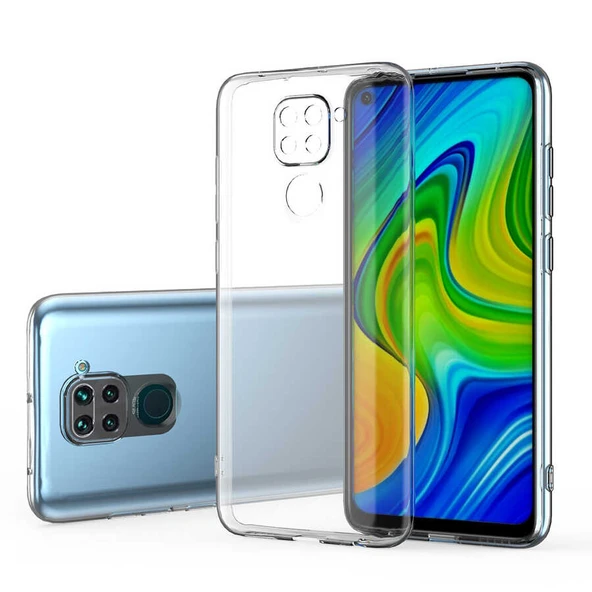 Zore Xiaomi ile uyumlu Redmi Note 9 Kılıf Kamera Korumalı Süper Silikon Kapak