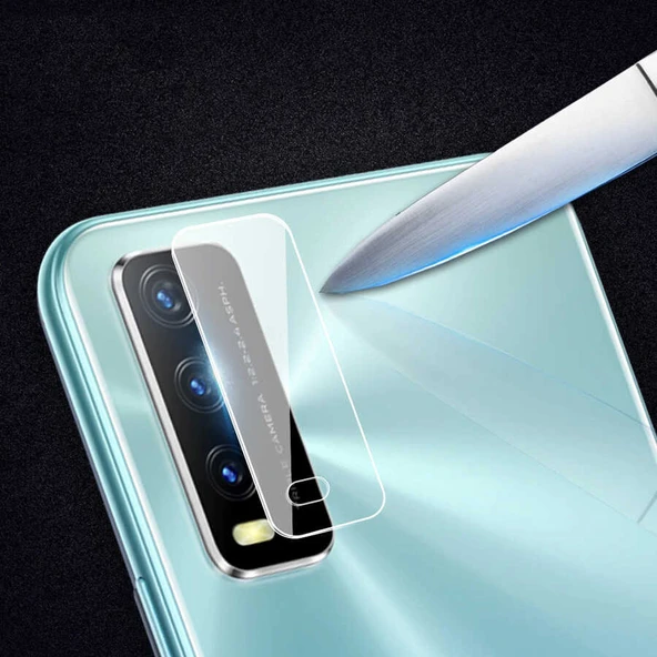 Zore Vivo ile uyumlu Y20S Nano Kamera Koruyucu - Resim 6