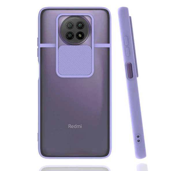 Zore Xiaomi ile uyumlu Redmi Note 9 5G Kılıf Lensi Kapak - 11