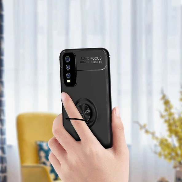 Zore Vivo ile uyumlu Y20S Kılıf Ravel Silikon Kapak - 2