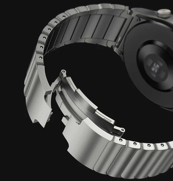 Zore Xiaomi ile uyumlu Amazfit Pace KRD-35 22mm Metal Kordon - 6