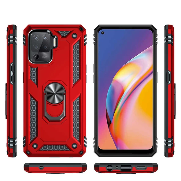 Zore Oppo ile uyumlu Reno 5 Lite Kılıf Vega Kapak - 3