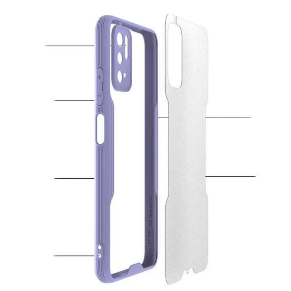 Zore Xiaomi ile uyumlu Redmi Note 10 5G Kılıf Parfe Kapak - 2