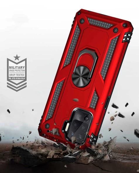 Zore Oppo ile uyumlu Reno 5 Lite Kılıf Vega Kapak - 8
