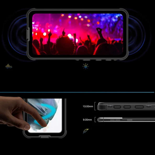 Zore Galaxy ile uyumlu S21 Plus Kılıf 1-1 Su Geçirmez Kılıf - 9