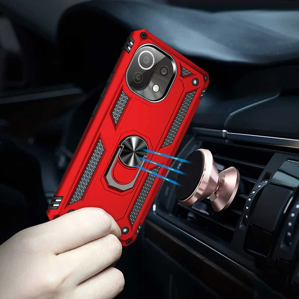 Zore Xiaomi ile uyumlu Mi 11 Lite Kılıf Vega Kapak - 6